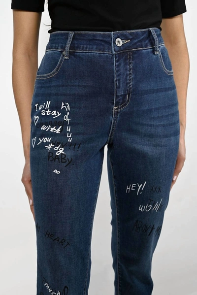 Shop Frank Lyman Denim Jeans In Blue