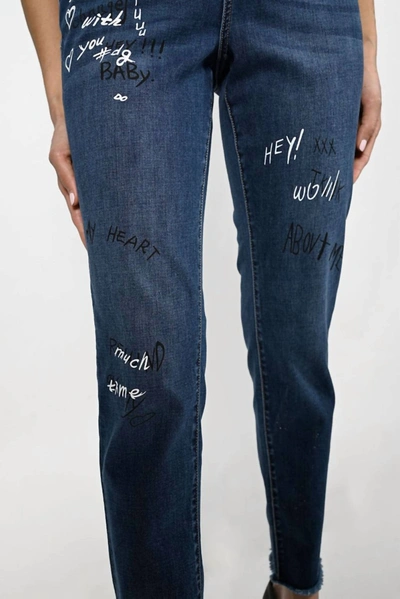 Shop Frank Lyman Denim Jeans In Blue