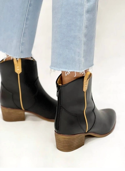 Mia Nario Boot In Black/nude In Multi