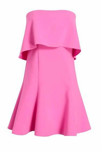 Shop Likely Flouncy Driggs Dress In Pink Sugar In Multi