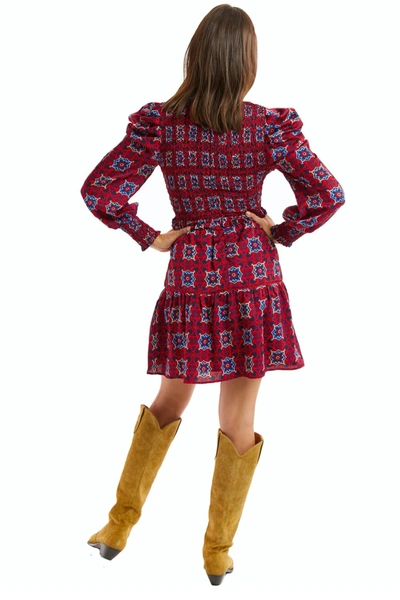 Allison New York Smocked Kaleidoscope Dress In Multi