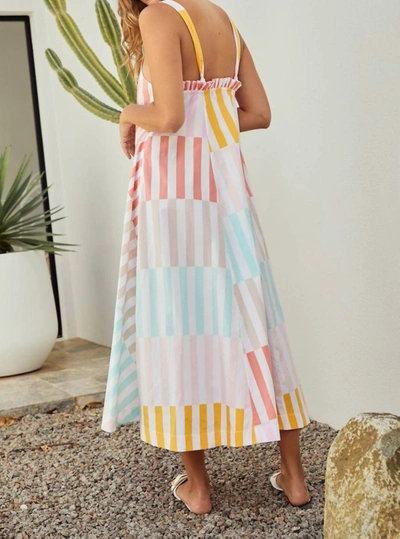 Shop Ljc Designs Susie Dress In Multi Stripe