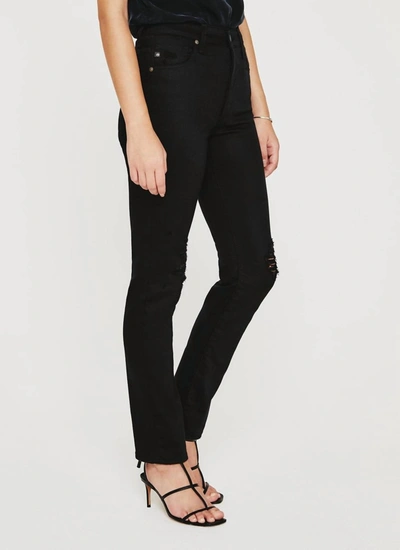 Ag Alexxis Slim Straight Leg Jean In Blackboard In Multi