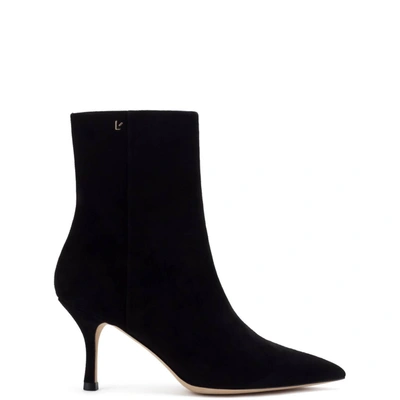 Shop Larroude Mini Kate Boot In Black Suede