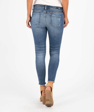 Kut From The Kloth Connie Ankle Skinny Jeans In Guileless In Multi