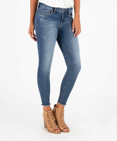Kut From The Kloth Connie Ankle Skinny Jeans In Guileless In Multi