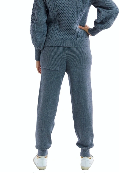 Allison New York Cozy Knit Pants In Grey