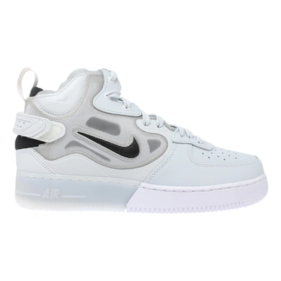 Shop Nike Air Force 1 Mid React Pure Platinum/black-white  Dv0784-001 Men's