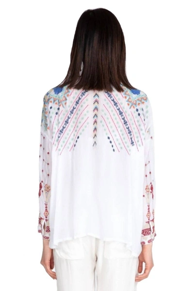 Shop Johnny Was Disha Blouse In White