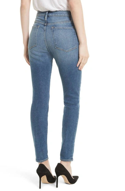 Frame Le High Skinny Handcrafted Jean In Multi