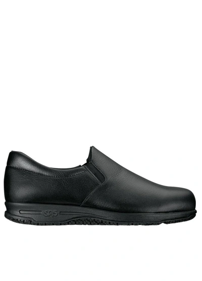 Shop Sas Patriot Non Slip Loafer - Double Wide In Black