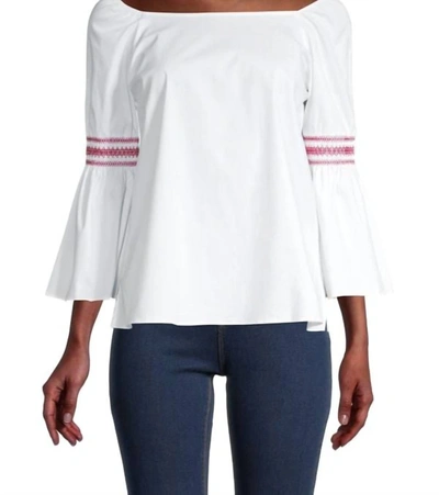 Shop Bailey44 Enfant Terrible Top In Chalk In White