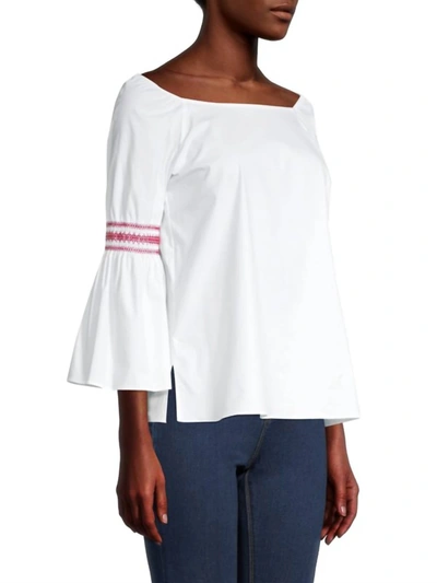 Shop Bailey44 Enfant Terrible Top In Chalk In White