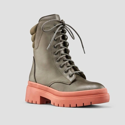 Cougar Saydee Waterproof Combat Boot In Green