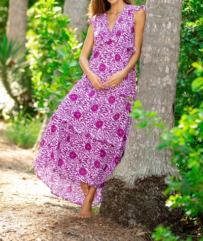Shop Bindu Kassandra Maxi In Violet In Purple