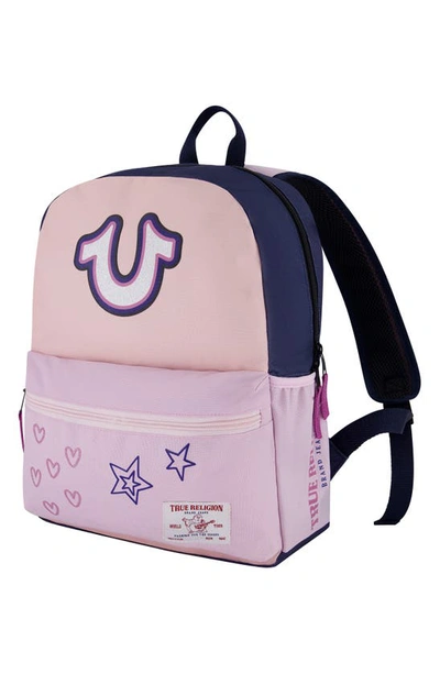 Shop True Religion Brand Jeans Kids' 16" Backpack In Blue Lilac