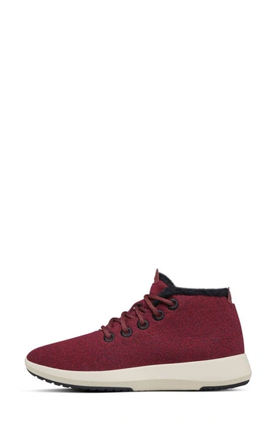 Shop Allbirds Wool Runner Up Mizzle Sneaker In Thrive Crimson/ White