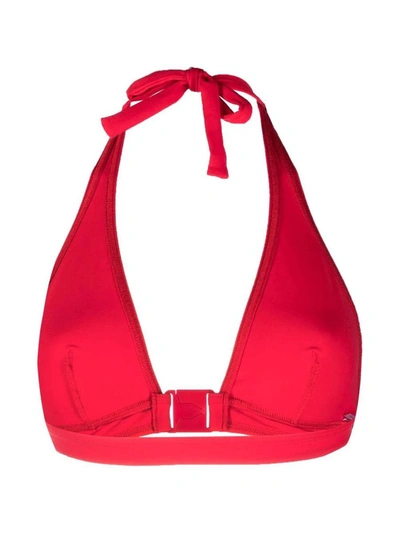 Eres Boum Triangle-halterneck Bikini Top In Logo