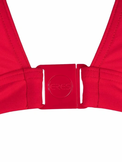 Eres Boum Triangle-halterneck Bikini Top In Logo