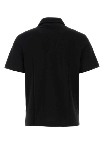 Shop Palm Angels Polo In Blackoff