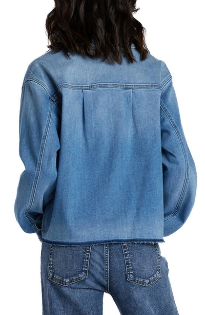 Wash Lab Denim Maddie Denim Jacket In Honor Blue