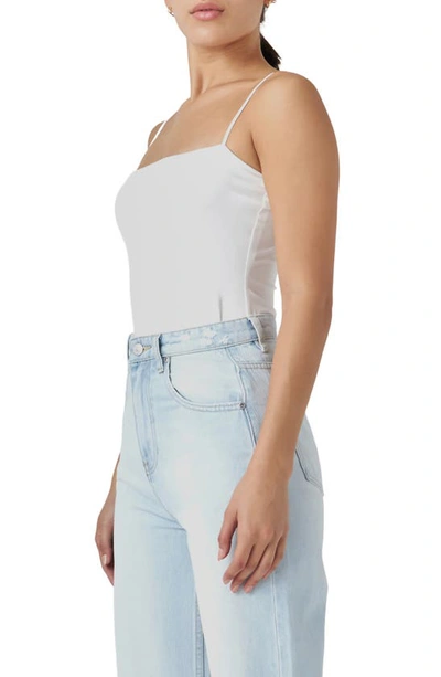 Grey Lab Camisole Bodysuit In White
