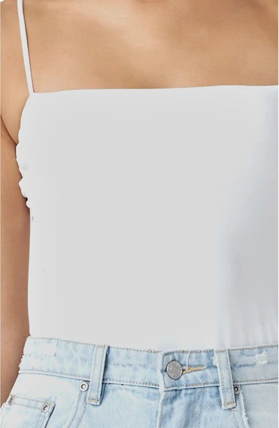 Grey Lab Camisole Bodysuit In White