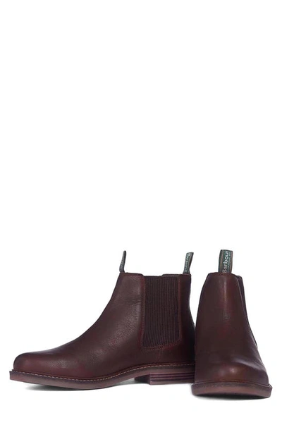 Shop Barbour Farsley Chelsea Boot In Choco Leather