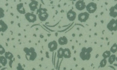 House Of Cb Tie Side Bikini Bottoms In Green Floral