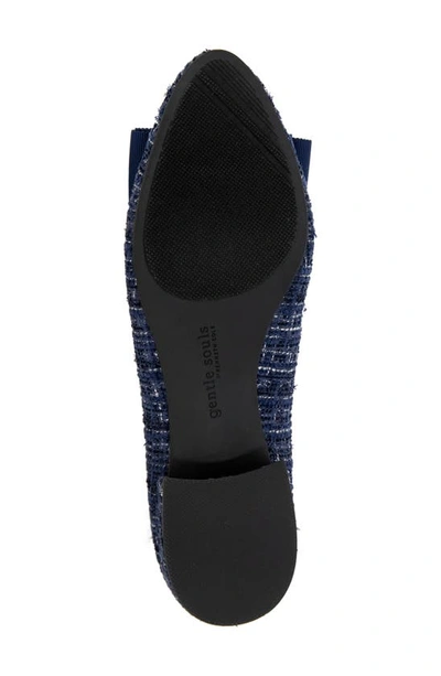 Gentle Souls By Kenneth Cole Atlas Flat In Navy Fabric