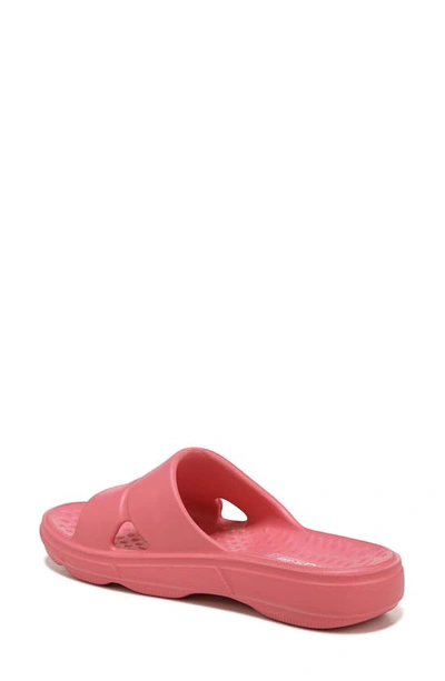 Ryka Restore Slide Womens Slip On Comfort Insole Pool Slides In Pink