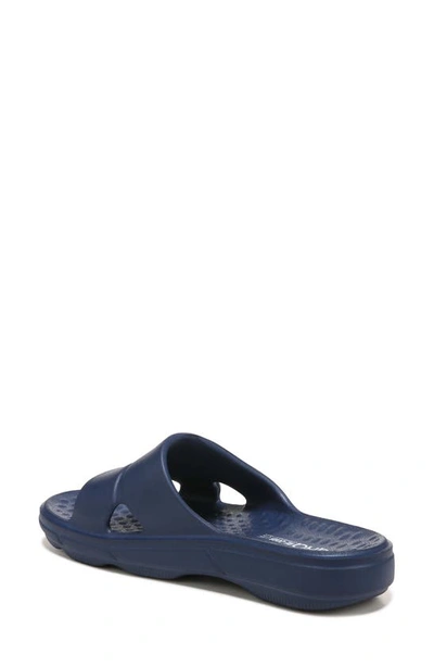 Shop Ryka Restore Slide Sandal In Navy Blue