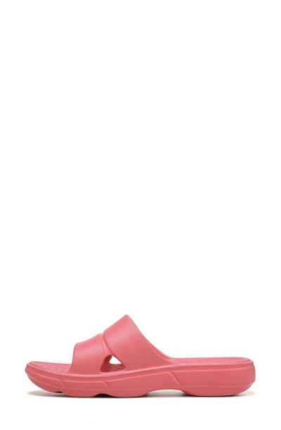 Ryka Restore Slide Womens Slip On Comfort Insole Pool Slides In Pink