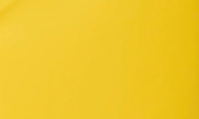 Levi's Water Resistant Hooded Long Rain Jacket In Yellow