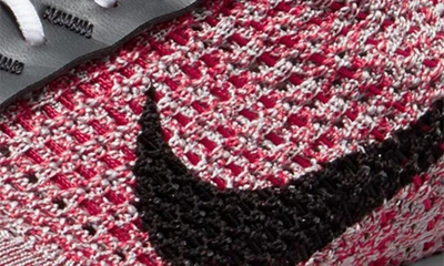 Nike Air Max Flyknit Racer Sneaker In Red/ Black/ Grey