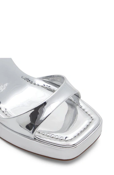 Shop Aldo Montag Platform Sandal In Silver