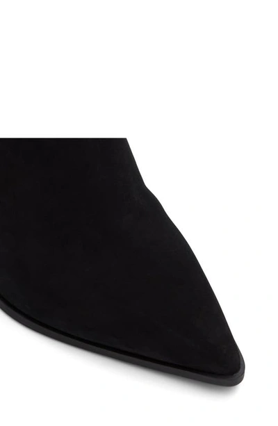 Shop Aldo Bethanny Pointed Toe Block Heel Bootie In Black