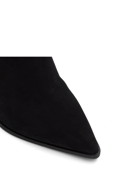 Aldo Bethanny Pointed Toe Block Heel Bootie In Black
