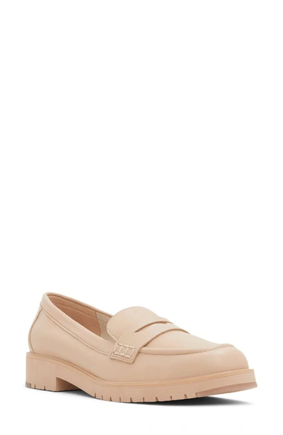 Aldo Ibreda Platform Penny Loafer In Bone
