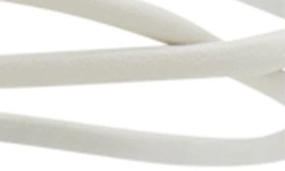 Aldo Melodic Pointed Toe Ankle Wrap Sandal In White/ Bone