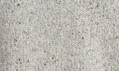 Shop Acne Studios Floral Intarsia Wool Blend Sweater In Grey Melange