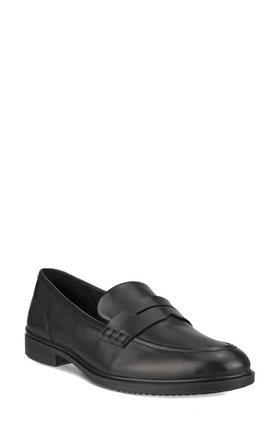 Shop Ecco Penny Loafer In Black