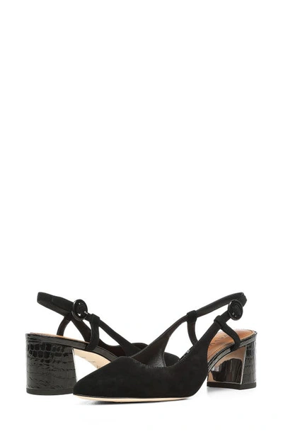 Donald Pliner Song Slingback Pointed Toe Pump In Black
