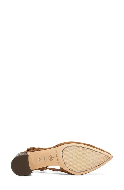 Donald Pliner Song Slingback Pointed Toe Pump In Saddle