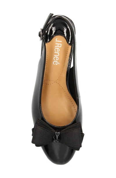 J. Reneé Tanay Slingback Pump In Black