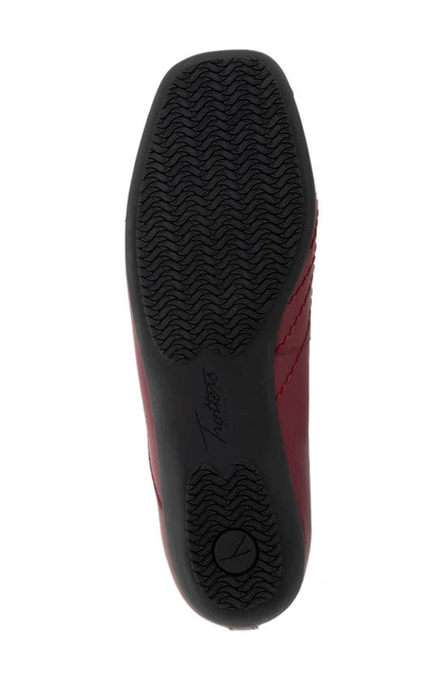 Trotters Sasha Square Toe Flat In Sangria