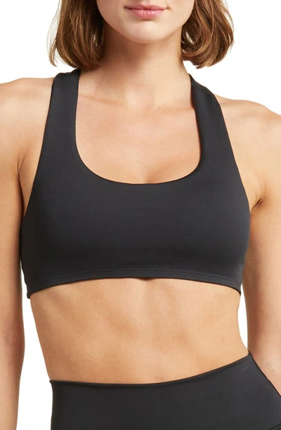 Shop Alo Yoga Airlift Advantage Sports Bra In Black