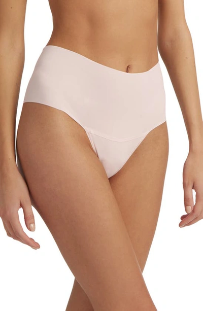 Shop Hanky Panky Breathe High Waist Thong In Vanilla