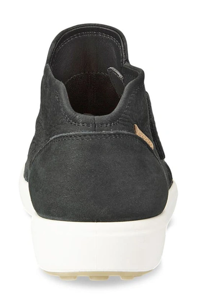 Ecco Soft 7 Mid Top Sneaker In Black