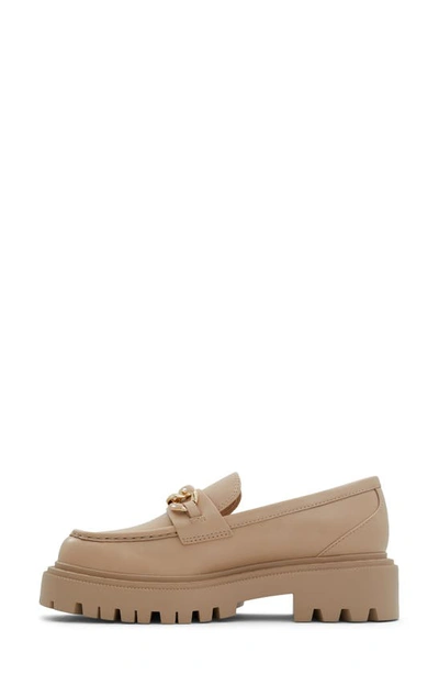 Shop Aldo Brixtonn Platform Loafer In Medium Beige